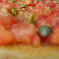 Bruschetta tomate-estragon.