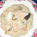 Risotto aux fruits de mer et champignons des bois