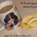 Muffin anglais compote de pomme