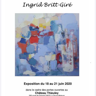 Expo exceptionnelle au Château Thieuley du 19 au 21 juin dans le cadre de journées portes ouvertes !