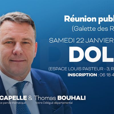Jean-Lin Lacapelle à Dole le 22 janvier 2O22