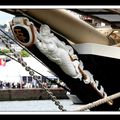 Figure de proue du Tenacious trois-mats barque longeur 65m Port d'attache : Southampton