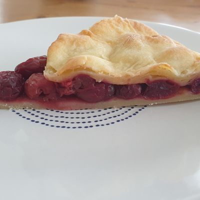 Tarte rustique aux cerises...
