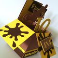 Carte pop-up anniversaire Thème motocross #pop-up card #carte anniversaire garçon #motocross