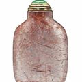 A 'Hair' crystal snuff bottle, 1730-1880