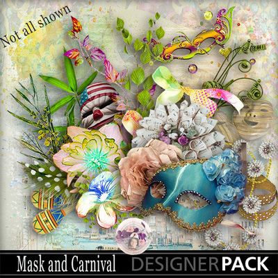 Collection "Mask and Carnival" de ScrapTalou