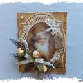 cARTe vintage au Père noël avec Creatable LR0376 de Marianne Design