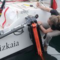 VENDÉE GLOBE : PRÉPARATION DES BATEAUX.