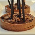 Tartelettes tout chocolat 100% gourmande par Christophe Adam 