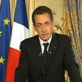 Message télévisé du Président de la République française