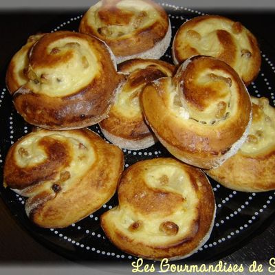 Pains aux raisins tout moelleux
