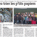 Vu dans la presse : Laissez trier les p'tits papiers - 23/02/2016