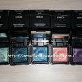 GAMME WATER EYESHADOWS DE KIKO:MES DERNIERS ACHATS