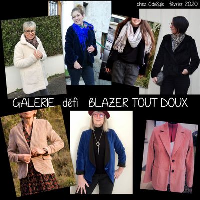 Défi du BLAZER TOUT DOUX et sa jolie galerie 