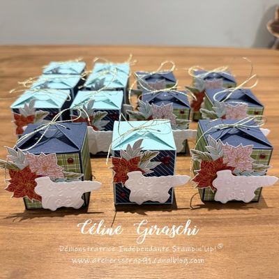 Boîtes mini pot de Nutella "Traditions de Noël"