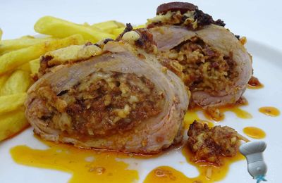 Filet mignon farci au chorizo et au Comté