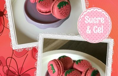 Ces Macarons qui ramènent leur Fraise...