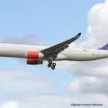 Aéroport: Toulouse-Blagnac(TLS-LFBO): SAS-Scandinavian Airlines: Airbus A330-343: LN-RKS: F-WWKQ: MSN:1665. 2ème A330 En Vol.