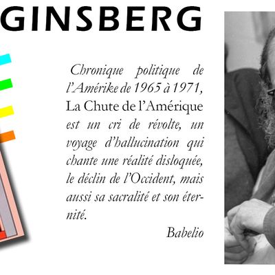 Un jour, un texte : Allen Ginsberg | AUTO POÉSIE EN CAVALE DE BLOOMINGTON