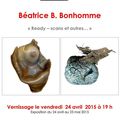 Exposition en cours à partir de demain 24 avril  2015 galerie 4,BARBIER ,NIMES  "ready-scans et autres…" Béatrice B.Bonhomme