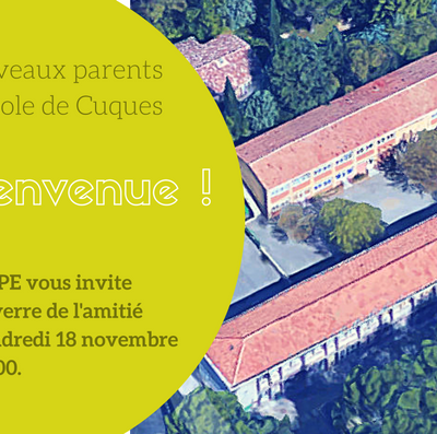 Bienvenue aux nouveaux parents de l'école ! 