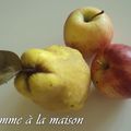 Les repas de bébé - Compote Pommes / coing - 6 mois