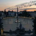 Campo Marzio / Pincio : Vue plongeante sur Rome (7/9). Les terrasses et jardins du Pincio.