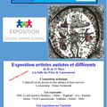 Exposition de Pablo à l' "Exposition Artistes Autistes et Différents" à Lannemezan du 26 au 31 mars 2018