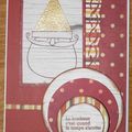 Une carte de Noël et 3 pages de scrap!