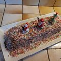 BÛCHE DE NOËL 2021 - Bûche petits beurres et crème au beurre