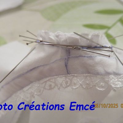 Dessous féminins d'époque sous le règne de Louis XIV - La Chemise - 2. la réalisation seconde partie