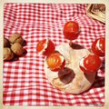 Défi Cuisine de Juin : Apéro Gourmand - Tomates farcies au chèvre 