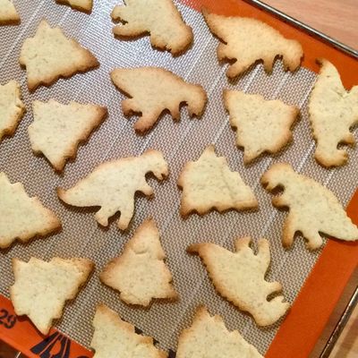 Sablés de Noël amande et vanille (véganes)