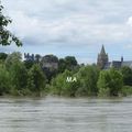 Meung-sur-Loire-Crue de la Loire