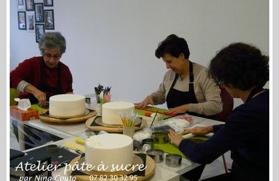 Photos atelier découverte du cake design