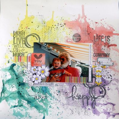 Défi 1 tournoi de l'été chez Cartoscrap