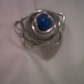 Bague bleu et argent Dispo  6€