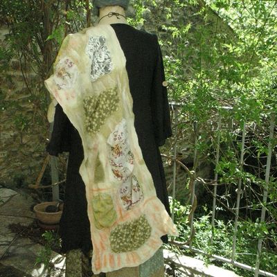 Foulard/Etole Patchwork Bohème et Romantique.............