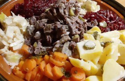 salade de restes de pot au feu
