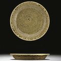 A rare marbled saucer dish, Northern Song dynasty