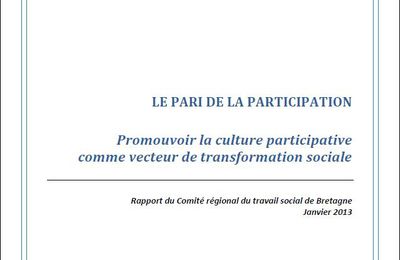 Rapport du CRTS de Bretagne sur la participation