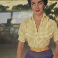 Elizabeth Taylor Chemise jaune vichy 2