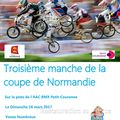 Invitation à la 3e manche de la Coupe de Normandie 2017 à Petit Couronne le 26 mars 2017
