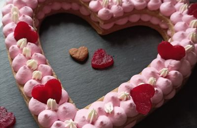 Heart cake betterave chèvre 