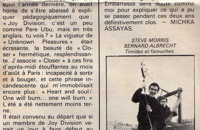 Article de Rock and folk, 1980