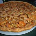 Tarte abricots pistache