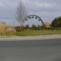 Rond-point à Sainte Gemmes sur Loire