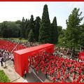 La couleur du weekend fût le rouge