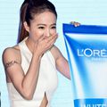 Jolin attends L'Oréal Paris (TW) press conference in Taipei