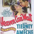 HEAVEN CAN WAIT, d'Ernst Lubitsch